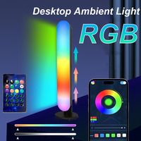 USB LED Light Bar RGB Color Changing TV Backlight Remote Symphony Atmosphere Light Strips Music Rhythm Ambient Pickup Lamp Decor