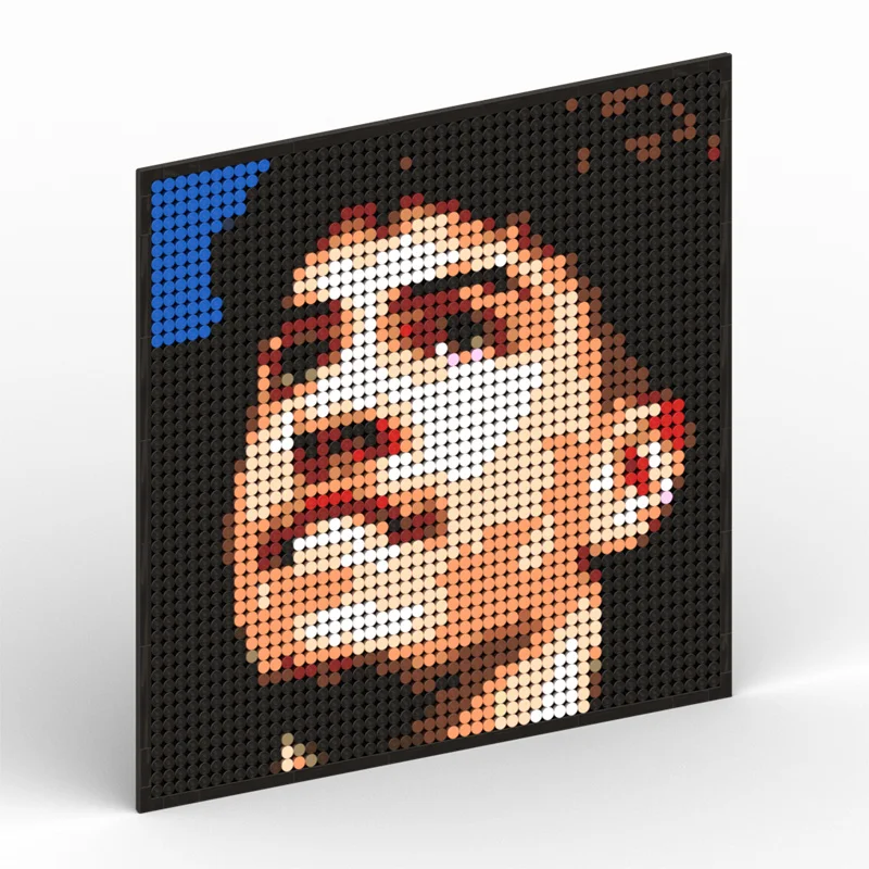 

NBA Basketball Star James Curry LaMelo Ball Anthony Davis Blocks Brick Pixel Art Decoration DIY Toys Kid Christmas Birthday Gift