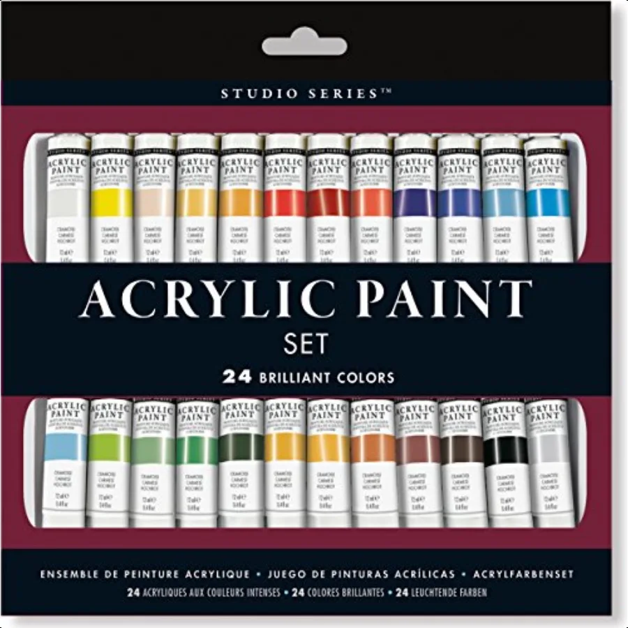 

Studio Series Acrylic Paint Set 24 colors