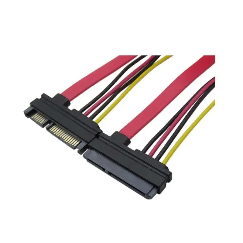 SATA3.0 22-pin 7 + 15-pin Hard Disk Integrated Cable 29cm Suitable for BPI R64/W2 Development Board Storage Expansion Cable