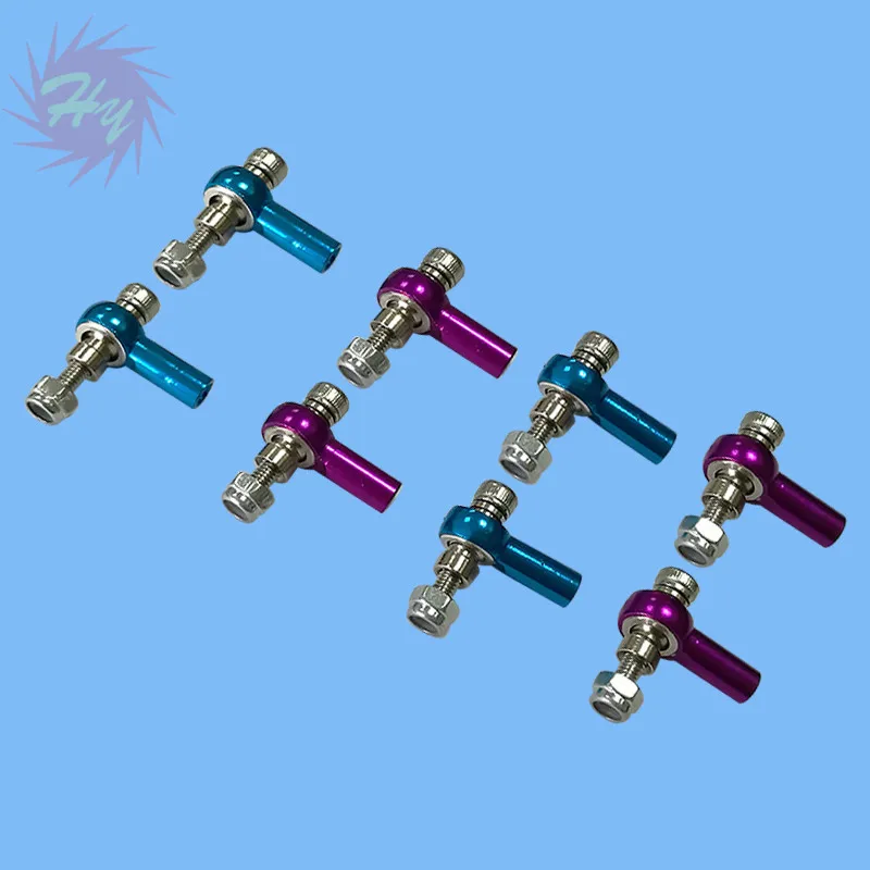 

5Pcs Metal Tie Rod End 2MM Linkage Rod End Metal Ball Head Push Pull Rod End Joint Left/Right-hand Thread For RC Car Accessories