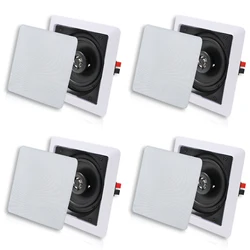 4pcs 5.25 Inch 2-Way Ceiling in Wall Bluetooth Speakers Audio System for Home Theater,Living Room,Office,dropshipping wholesale