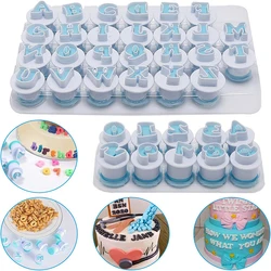 Alphabet And Number Fondant Cake Mold Cookie Cutter DIY Embosser Cutter Cake Biscuit Mold Decorating Tool Cookie Mold Baking Too