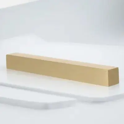 

1pc Square Copper Paperweight Creative Office Art Decor Stationery Calligraphy Tool Mini Weight For Decoration