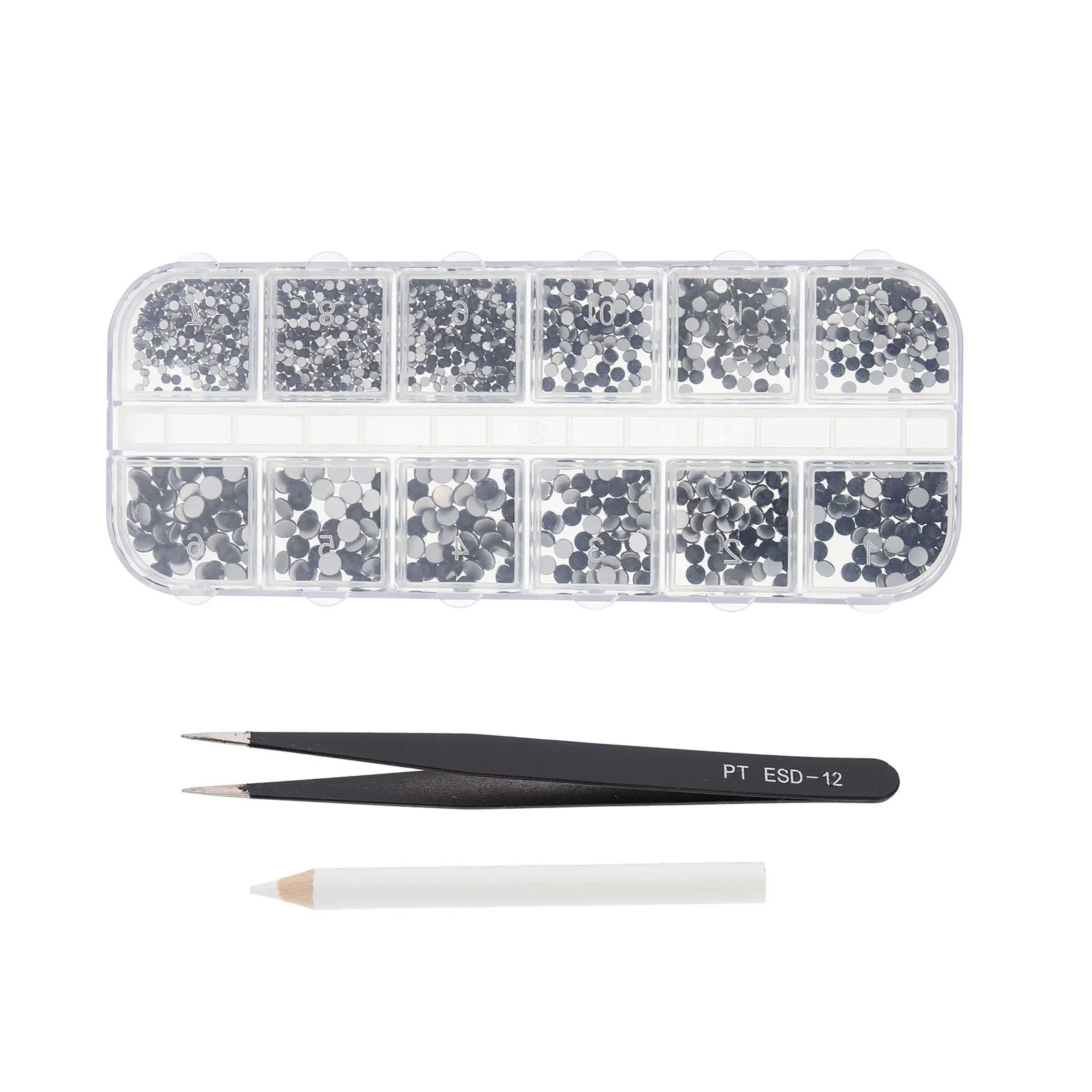 1 set Water Rhinestone Box Art Decor Premium Diy Manicure Design Shiny Elegant Look Rhinestones For Makeup Rhinestone Nail