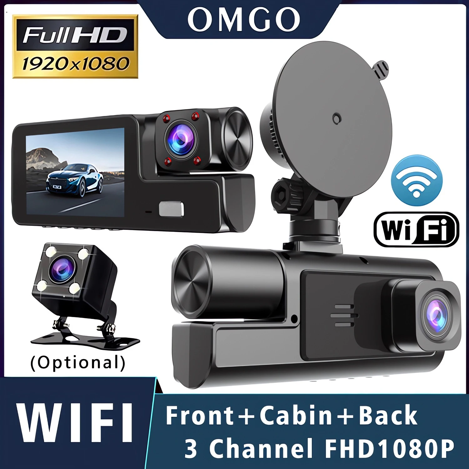 Wifi 3 Camera Car D… - image