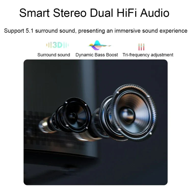 Hot Mini Home HD Projector Draagbare 1080P Dual-Band 5G WiFi Smart Voice Projector Home Theater systeem LED Projector