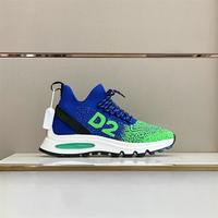2025 Spring Men Sneakers High Top Bottom Men Casual Shoe Colorful Splicing Leather Mens Designer ICON D2 Air Mesh Shoes