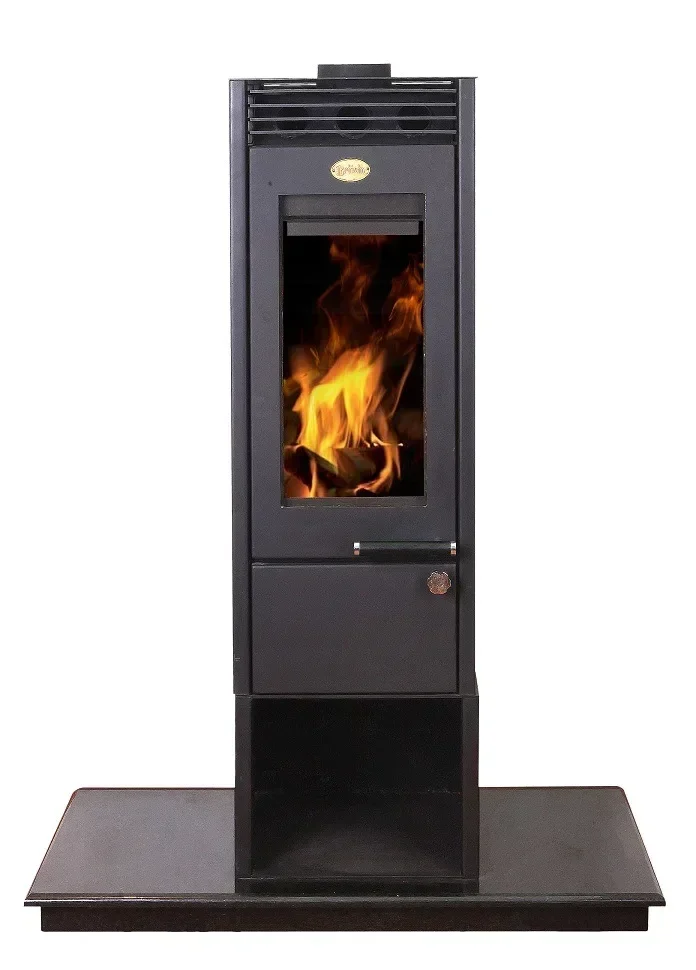 Indoor Cast Iron Stove Fireplace Wood Burning Stove Fire Heaters Gas Fireplace See Through with 3 Sided Glass