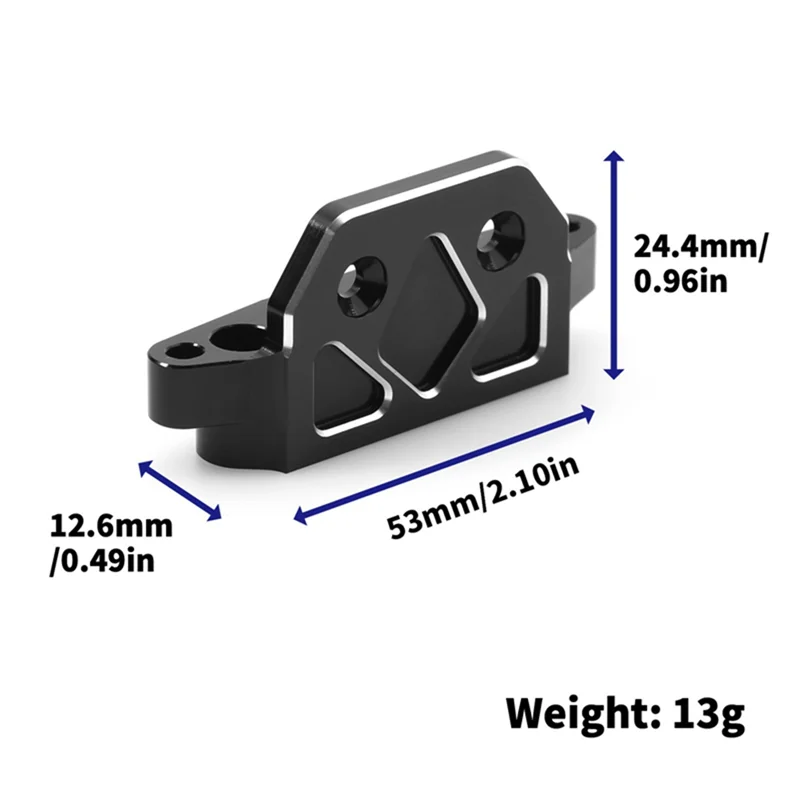 Metal Rear Bulkhead Tie Rod Suspension Arm Mount For 1/10 Traxxas Slash 4X4 LCG Rally Upgrade Component Parts