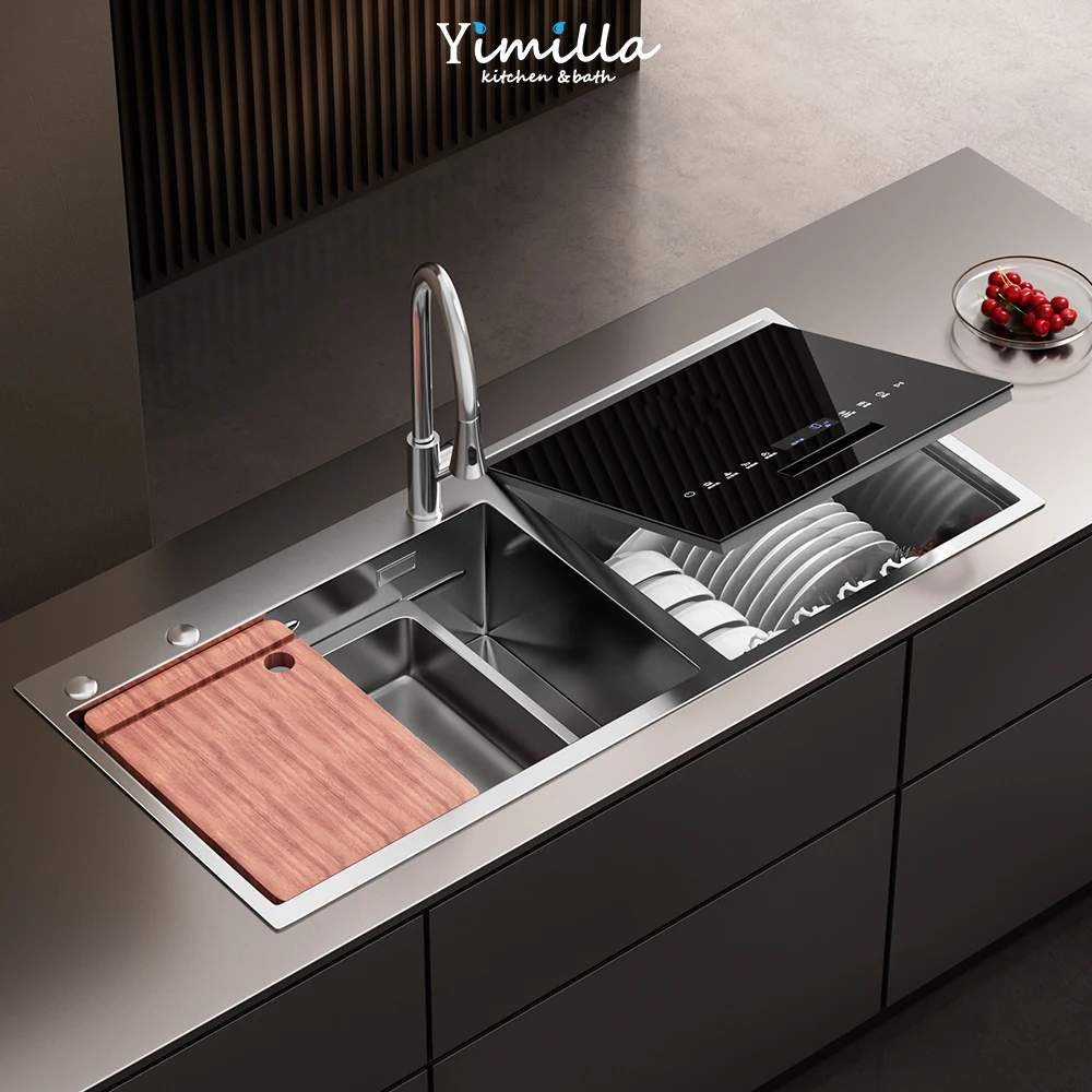 가정용 싱크대 식기세척기 일체형, 초음파 음식물 살균기 - Ultrasonic Dishwasher Sink Integrated 리뷰 및 가격