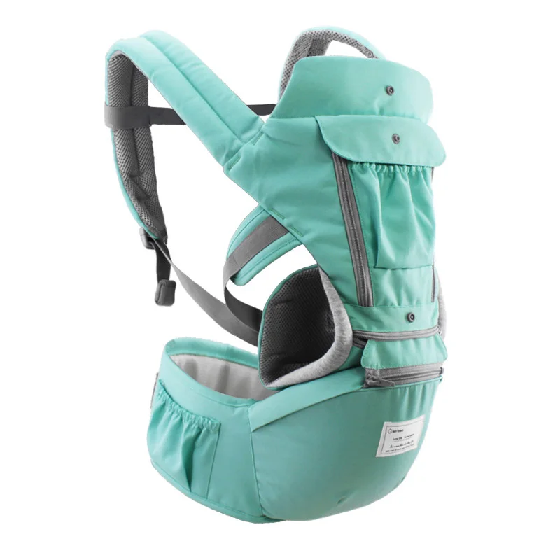 Baby Carrier Portable Kids Hipseat Travel Children Wrap Carrier Comfortable Multi-functional Infant Sling Front Facing Pad 0-3Y