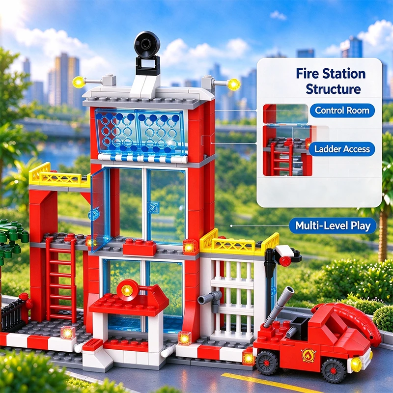 İtfaiye İstasyonu Yapım Seti,  - Lego Set City incelemesi ve fiyatı