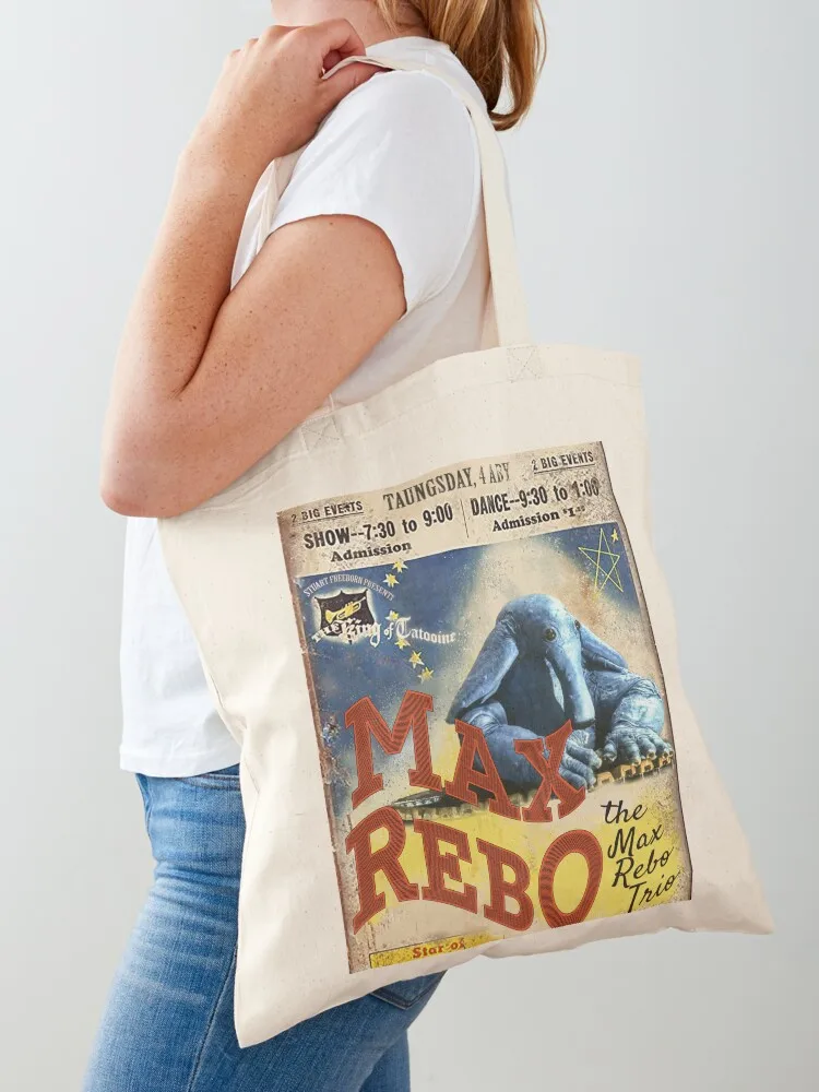 

Vintage Style Fan Art Max Rebo Concert Poster Tote Bag custom bags tote bag custom sacs de shopping tote bag canvas