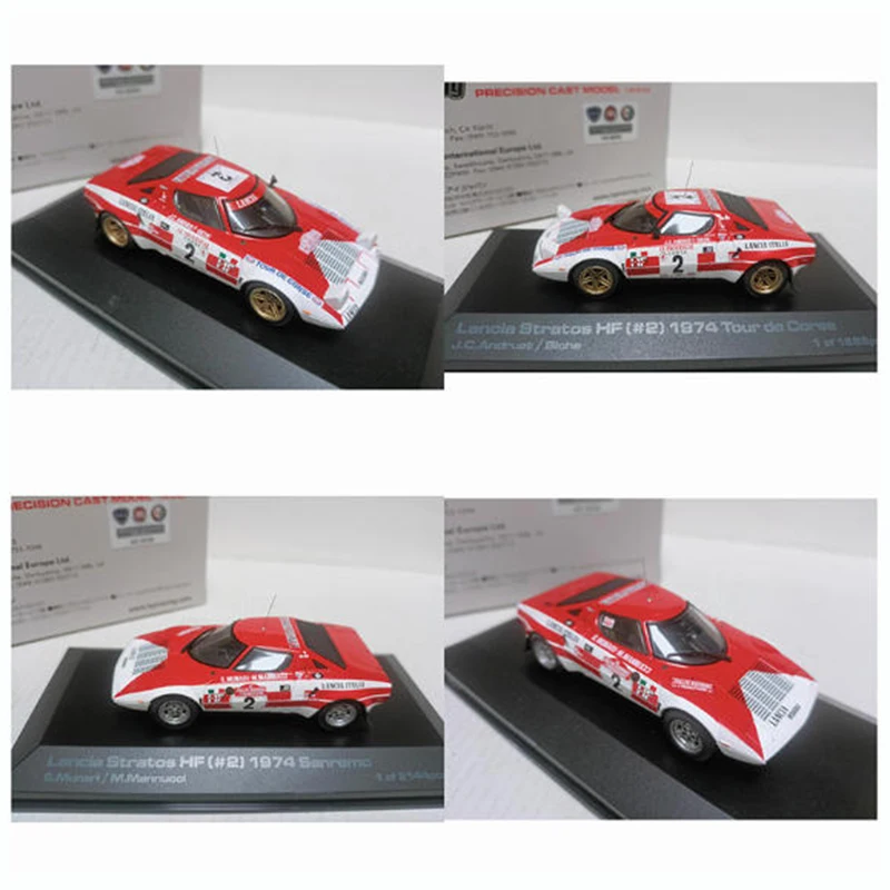 

Hpi 1/43 Lancia Stratos HF #2 Sanremo/Tour de Corse 1974 Rally Alloy Car Model Classics Adult Souvenir Gift Static Display