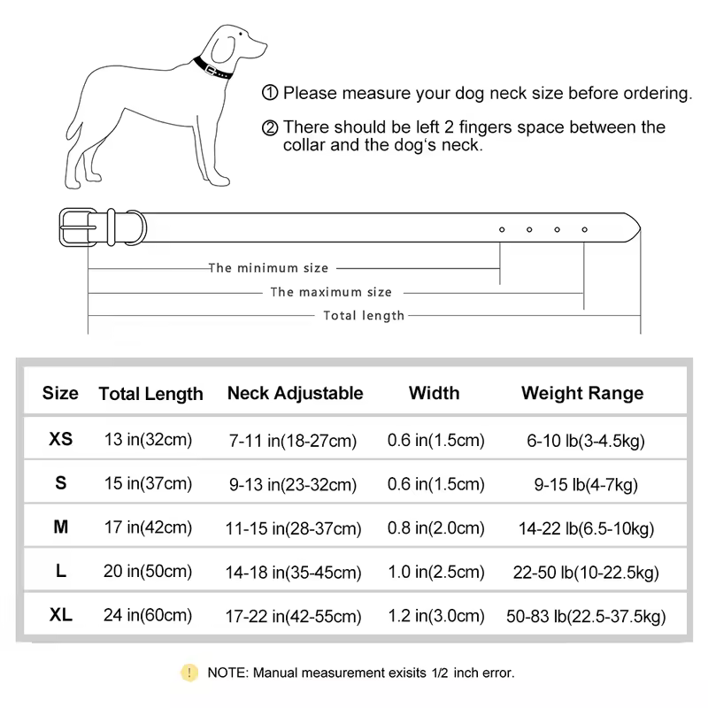 Customized PU Leather Nameplate Dog Collar Soft Padded Dogs Collars Free Engraving Name for Small Medium Large Dogs Adjustable - Image 6