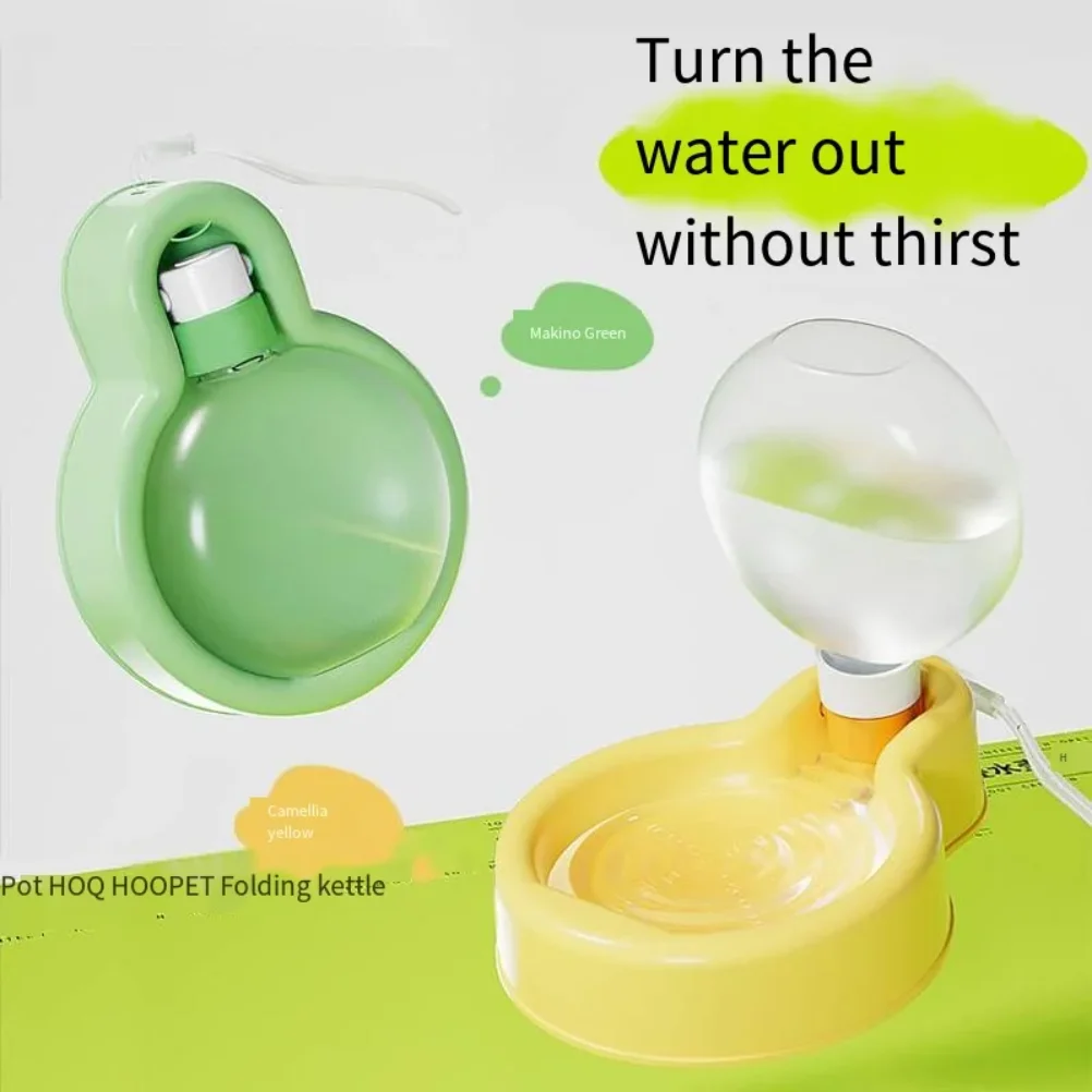 

Pet Water Dispenser Portable Cat Dog Water Bottle Sealed Travel Puppy Cats Fold Drinking Bowl Outdoor Pet Supplies