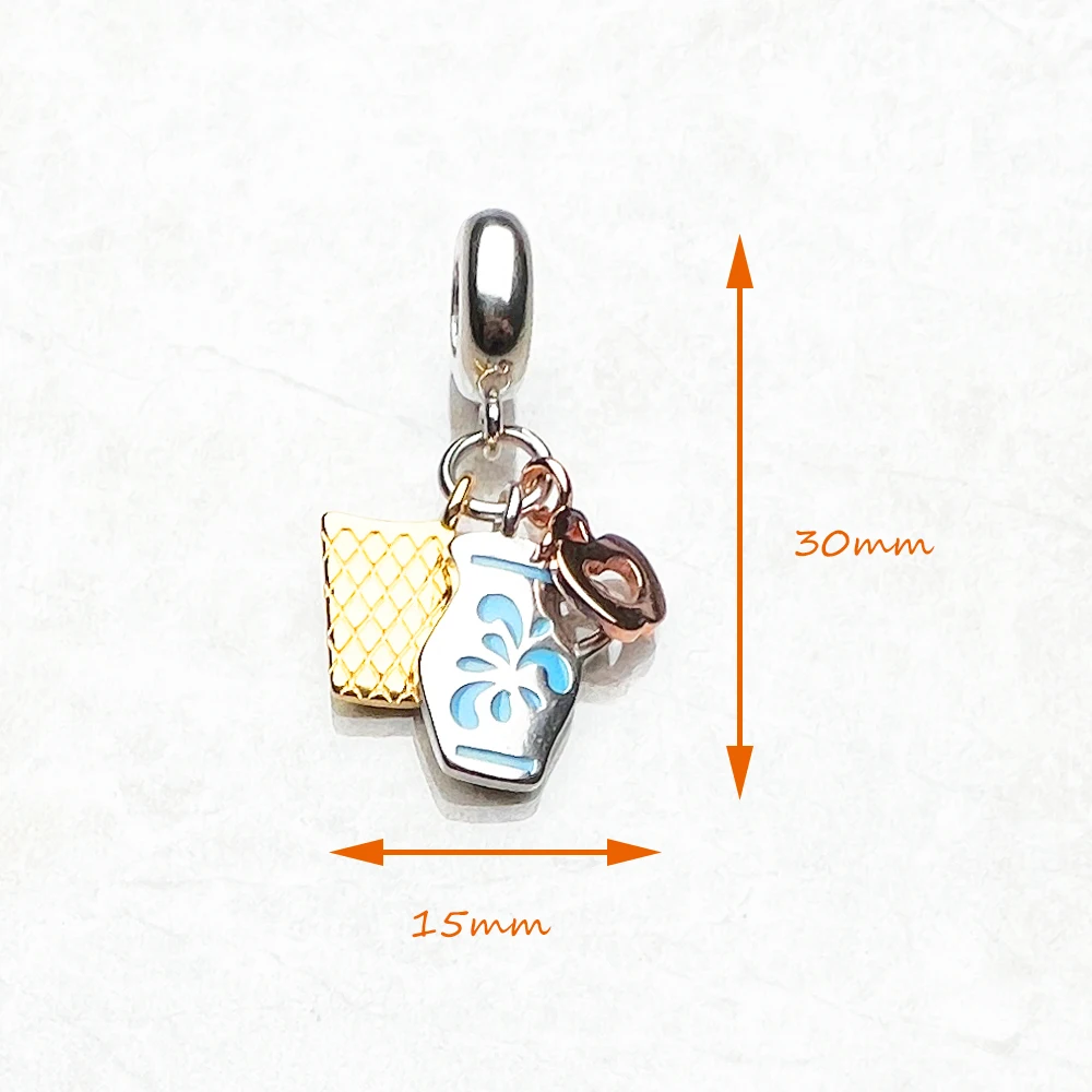 Frankfurt Jug Wisiorek Urok Dla Mężczyzn Kobiet Wiosna 925 Sterling Silver Modna Biżuteria Lucky Fashion — zdjęcie 3