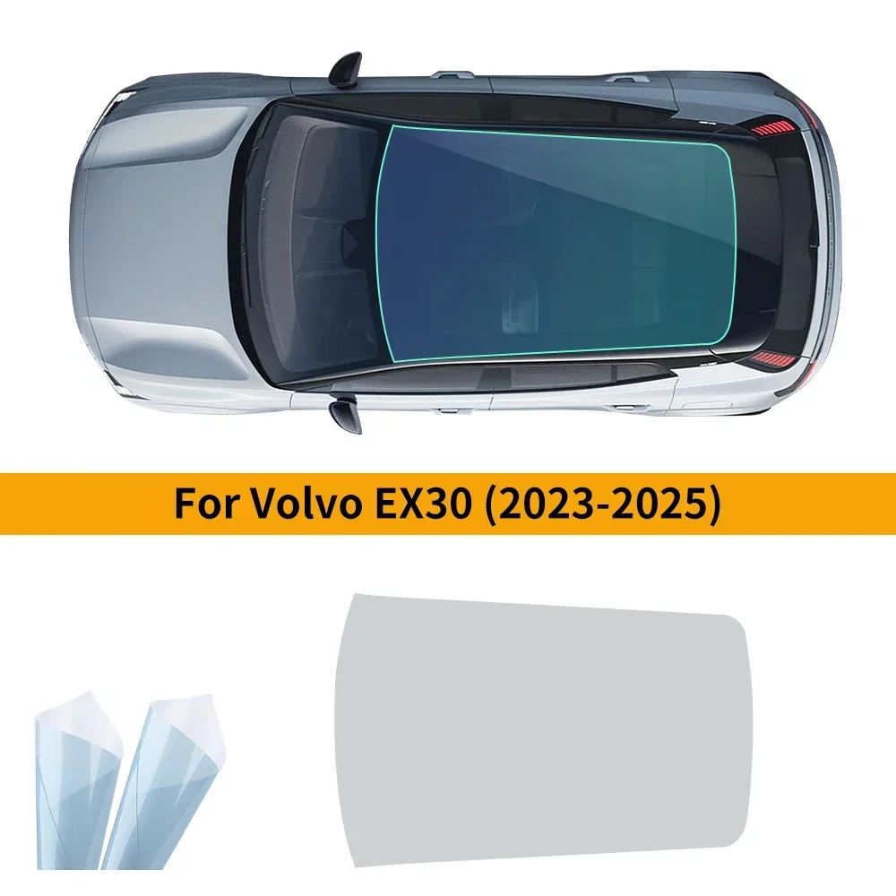 For Volvo EX30 2023 2024 2025 Sunroof Window Protection Film Heat Insulation Awning TPU Ice Armor Pre Cut Car PPF Car accessorie