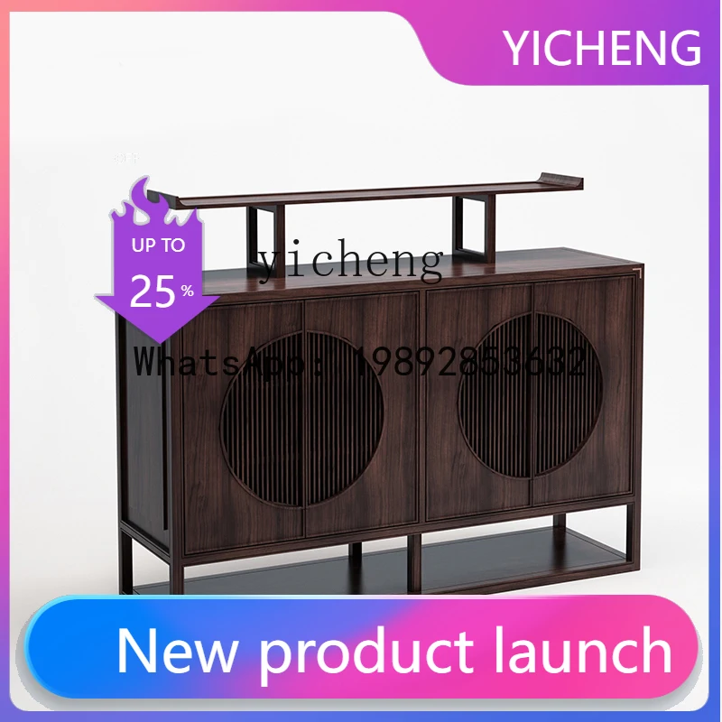

X4 New Chinese Style Entrance Hall Cabinet Model Room Villa Storage Cabinet Simple Furniture
