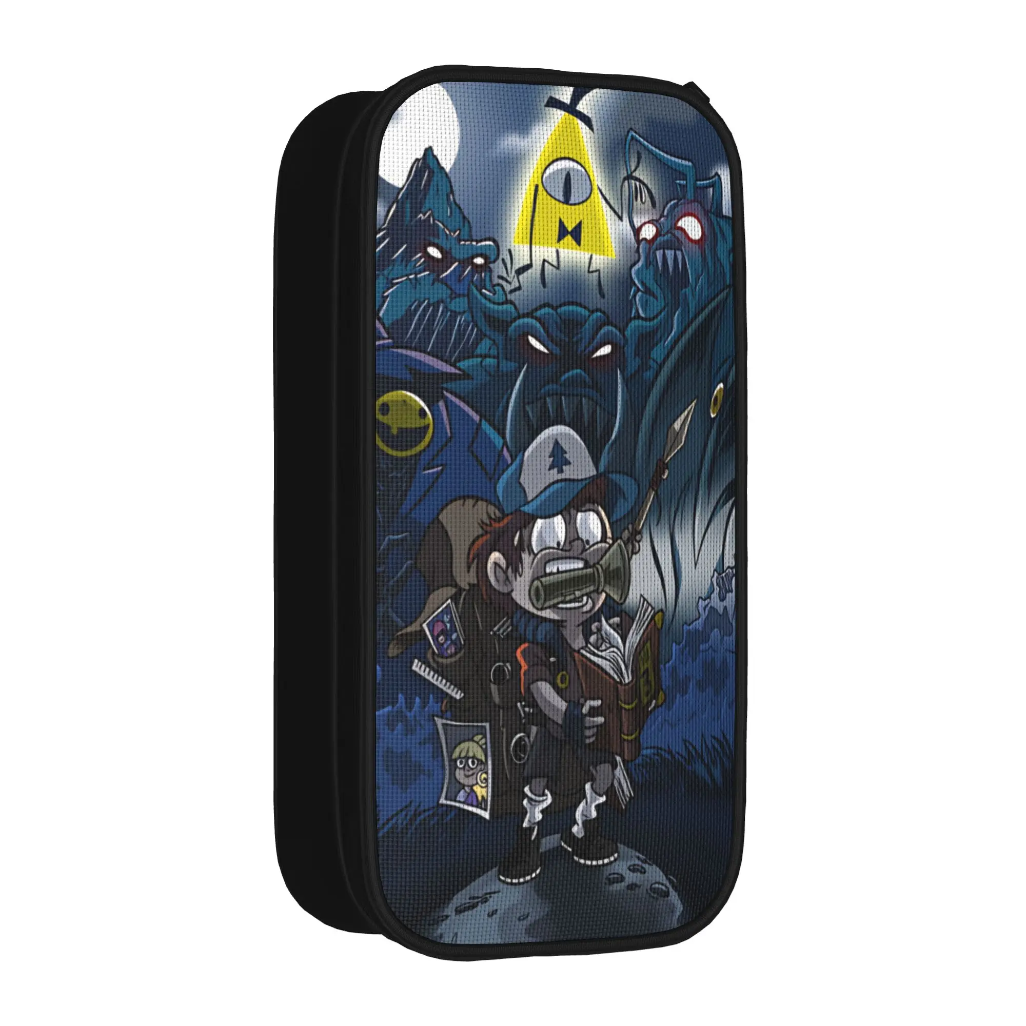 G-Gravity Falls Lunch Bag Bill Cipher Casual Lunch Box Office Portable Thermal Lunch Bags For Women Waterproof Print Cooler Bag