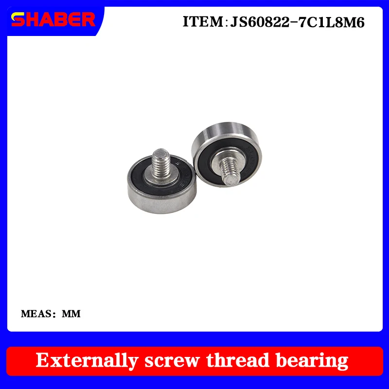 Shaima bearing ulir eksternal JS60822-7C1L8M6 katrol panduan khusus berulir pasokan