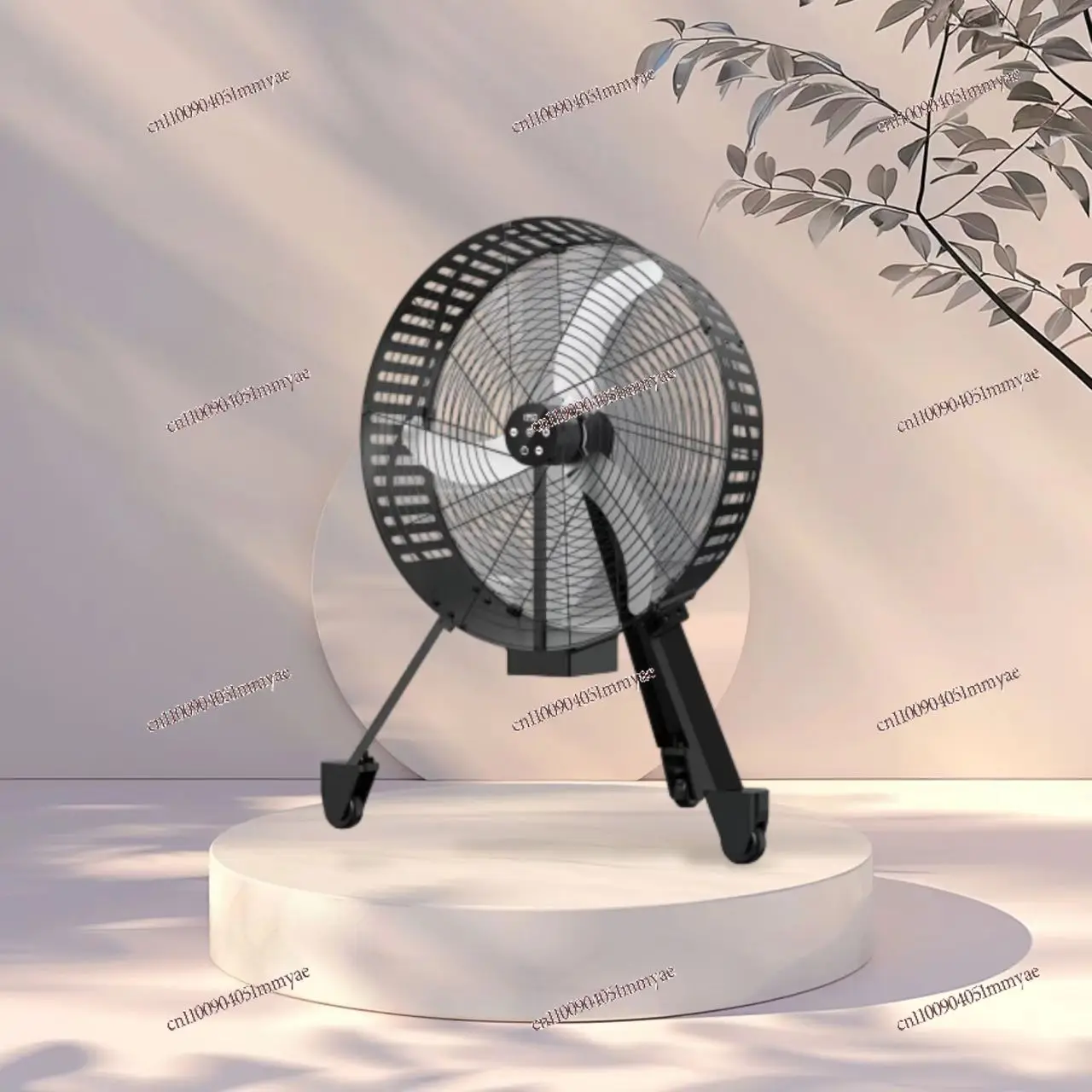 New Outdoor Camping Charging Fan High Power Foldable Solar Fan