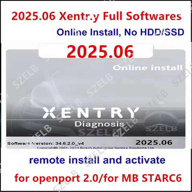 

Newest 2025.06 xentry full software Diagnostic Software 2025.06 xentry das vediam.o DTS WI.S EPC starfide.r for MB STAR sd c6