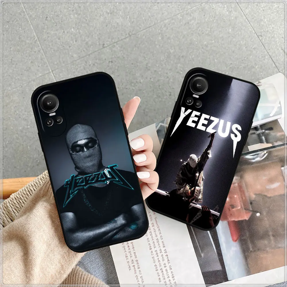 Singer Kanye West Ye Rapper Phone Case For OPPO Reno 11 11F 10 10Xzoom 8 8T 8T4H 8Z 7 7Z 6 6Z 5 4 Pro Plus Soft Silicone Cover