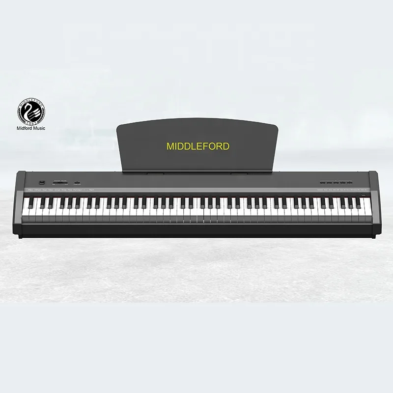 

Middleford 88 Keys Professional Hammer Action Portable Digital Piano Keyboard