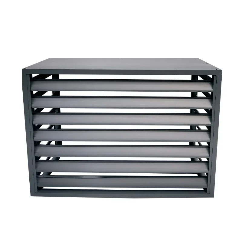 Aluminum Alloy Air Conditioning Cover, Rain and Sun Resistant Aluminum Louvers, Ventilation Openings, Louvers, Grilles