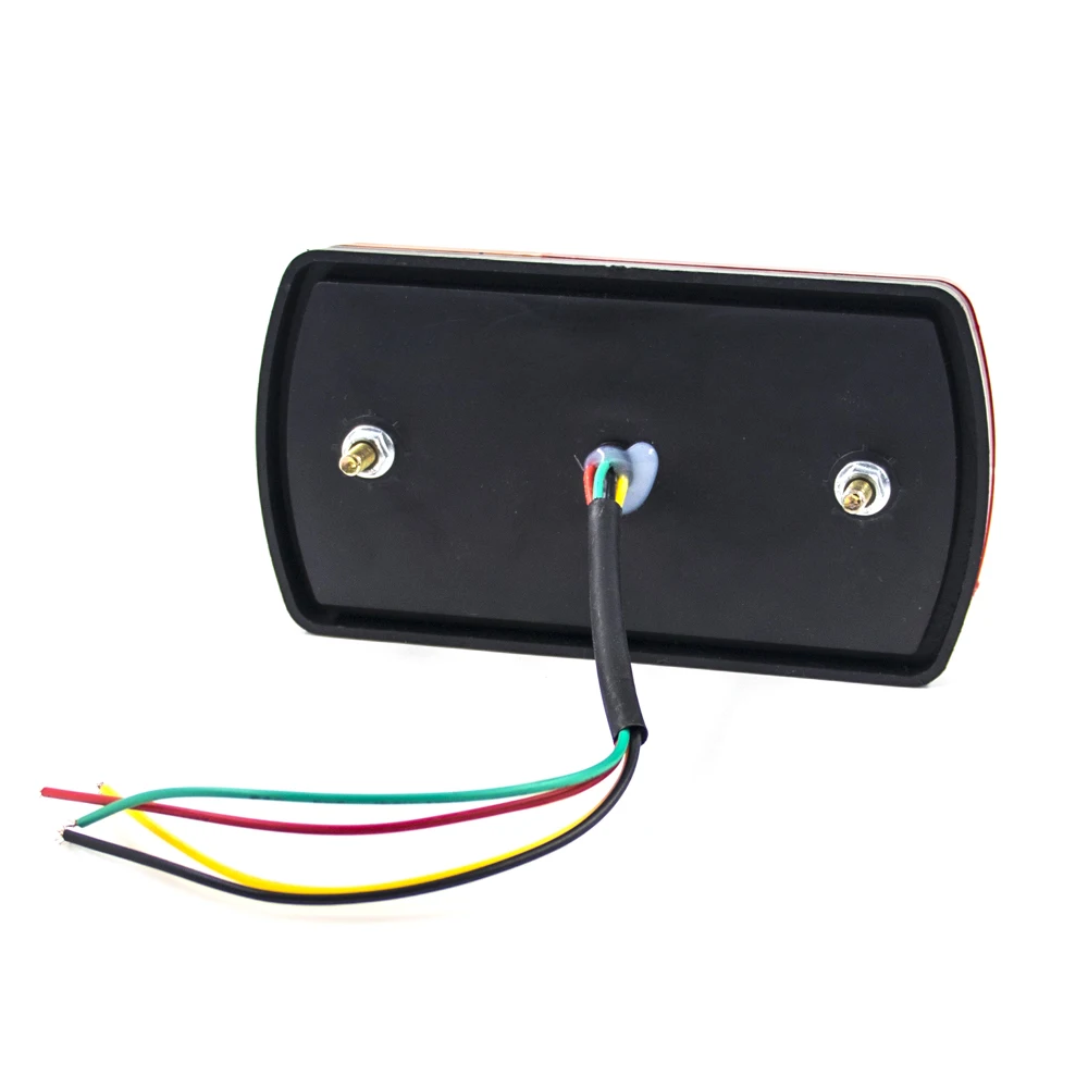 2pcs 12V 24V  Waterproof Truck Car Trailer Rear Tail Light Brake Stop Turn Signal Indicator Lamp For Lorry Caravan Van Bus Boat