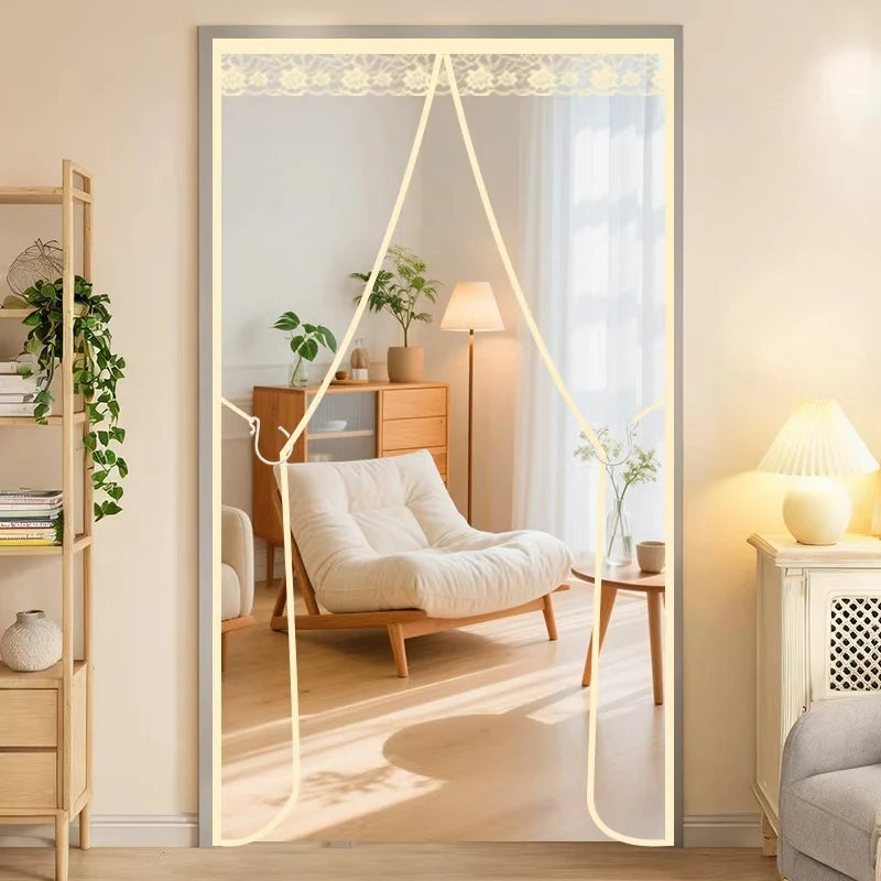 Four Seasons High-Definition Transparent Anti-Scatter Curtain for Bedroom with Warm Air Conditioning Door Panel in Winter