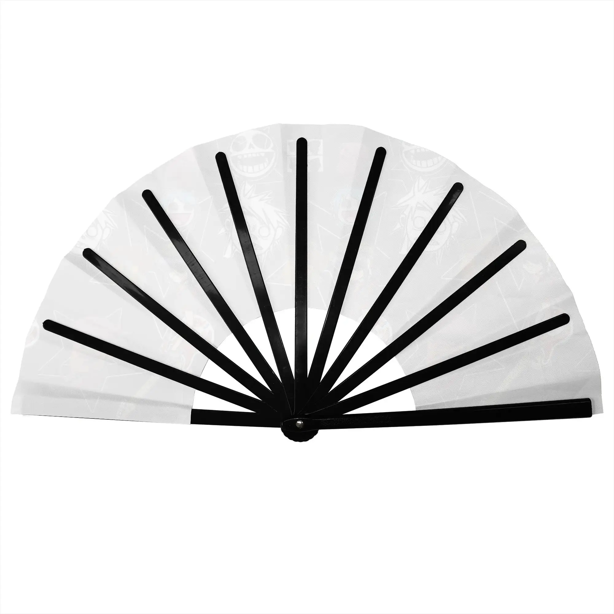 G-Gorillazes Virtual Movie Stylish Hand Fan Men Cartoon Polyester Fan Aesthetic Costume Prop Folding Fans For Wedding Party Gift
