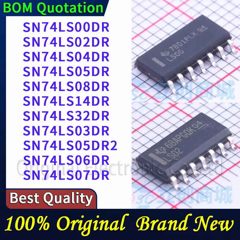 

5pcs/lot SN74LS00DR SN74LS02DR SN74LS04DR SN74LS05DR SN74LS08DR SN74LS14DR SN74LS32DR SN74LS03DR SN74LS05DR2 SN74LS06DR SN74LS0