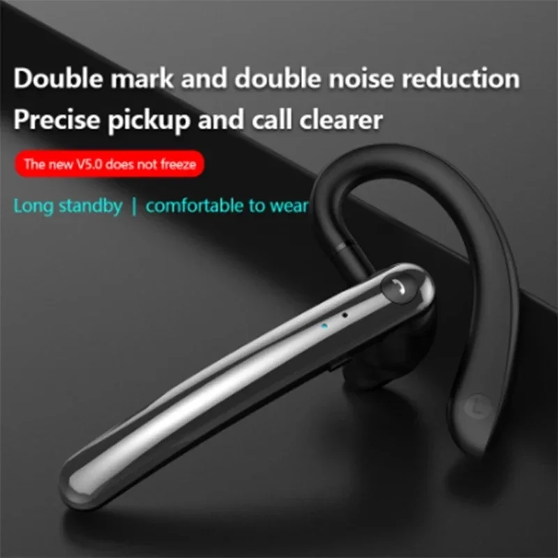 AMTERBEST F990 Wireless Headset Bluetooth Earpiece Handsfree Headphones Mini Earphone Noise Reduction For iPhone Xiaomi Phones