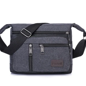 Casual Herren Canvas Umhängetasche Tote Travel Crossbody Luxury Bag Messenger Bags Mode hochwertige Tasche 01 12 Leinwandtasche für Herrenverkäufe - №12