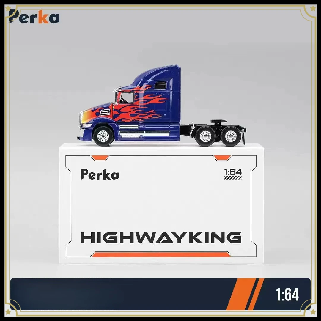 Perka 1:64 Alloy American Truck Head - Western Star - Detailed Car Model Collection High-end Decorative Piece