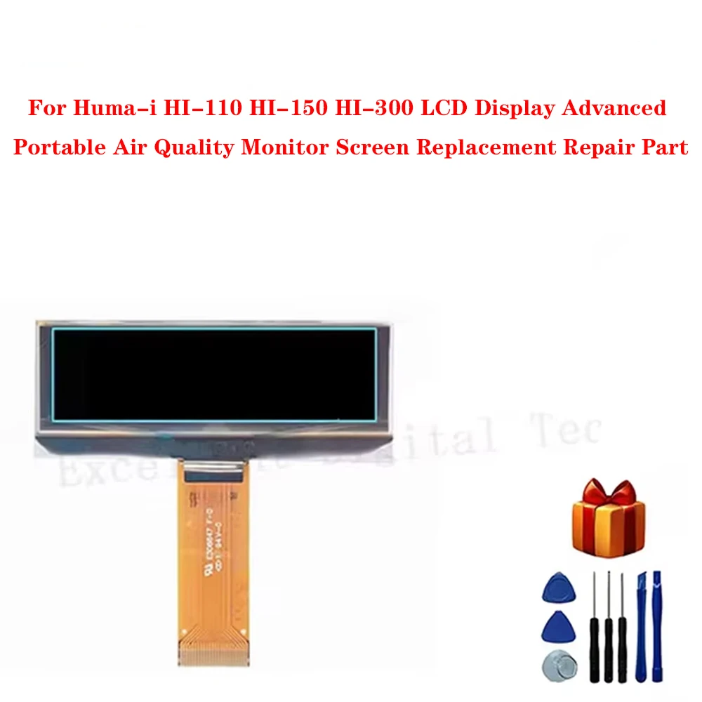 

For Huma-i HI-110 HI-150 HI-300 LCD Display Advanced Portable Air Quality Monitor Screen Replacement Repair Part