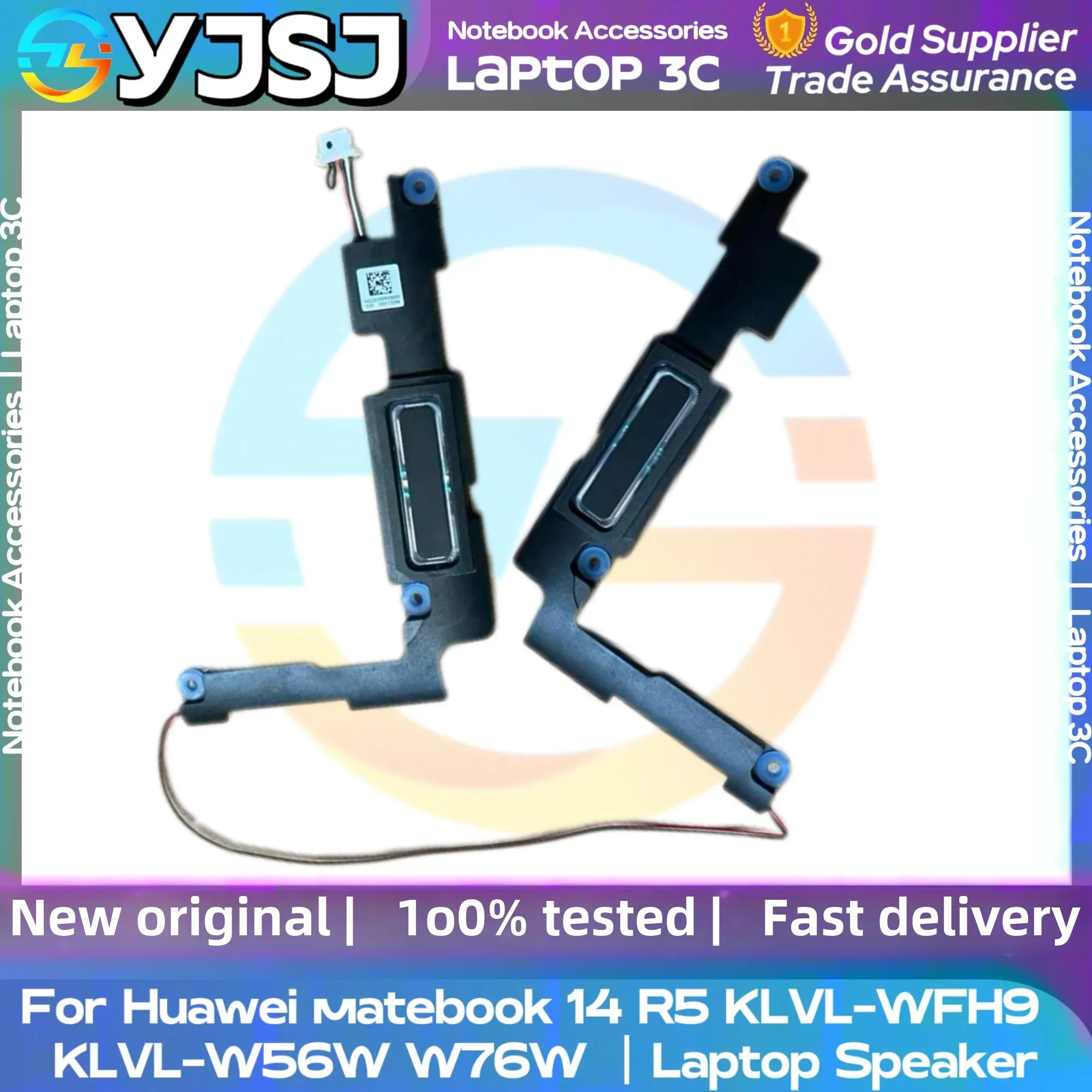 New Original Laptop Speaker For Huawei MateBook 14 KLV-W19 W29 WX9 KLVC-WFE9L KLVL-WFE9 KLVL-WFH9 built-in speaker horn audio