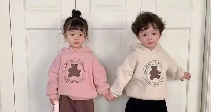 Felpa Con Cappuccio Invernale Per Neonati E Bambini, Cardigan Morbido Spesso A Tinta Unita, Maglione Caldo Casual Per Foto E Giornate Fredde