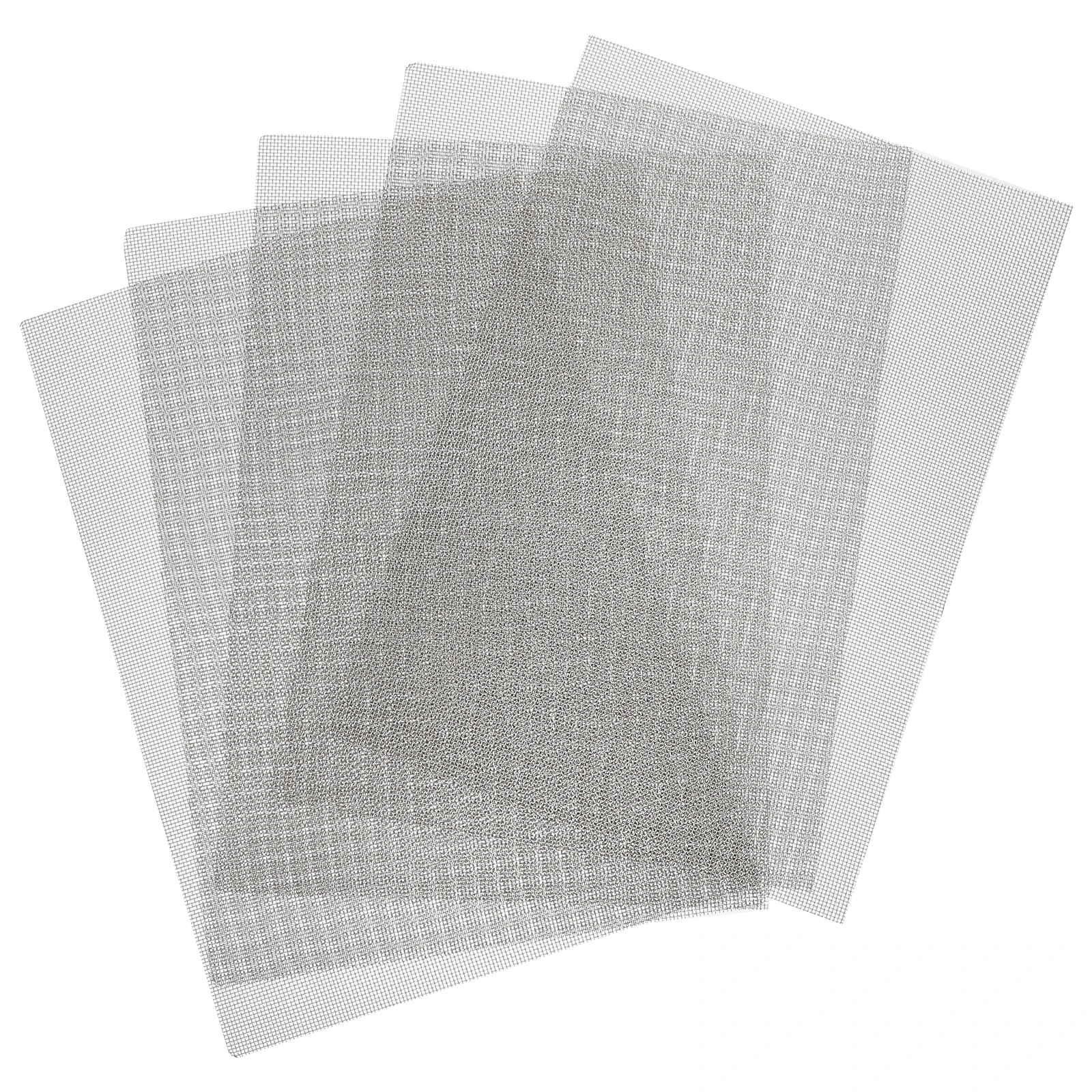 

5pcs Stainless Steel 20 Mesh Cuttable Corrosion Resistant for Window Door Fan Guard Cabinet Bird Feeder Garden Drainage Air