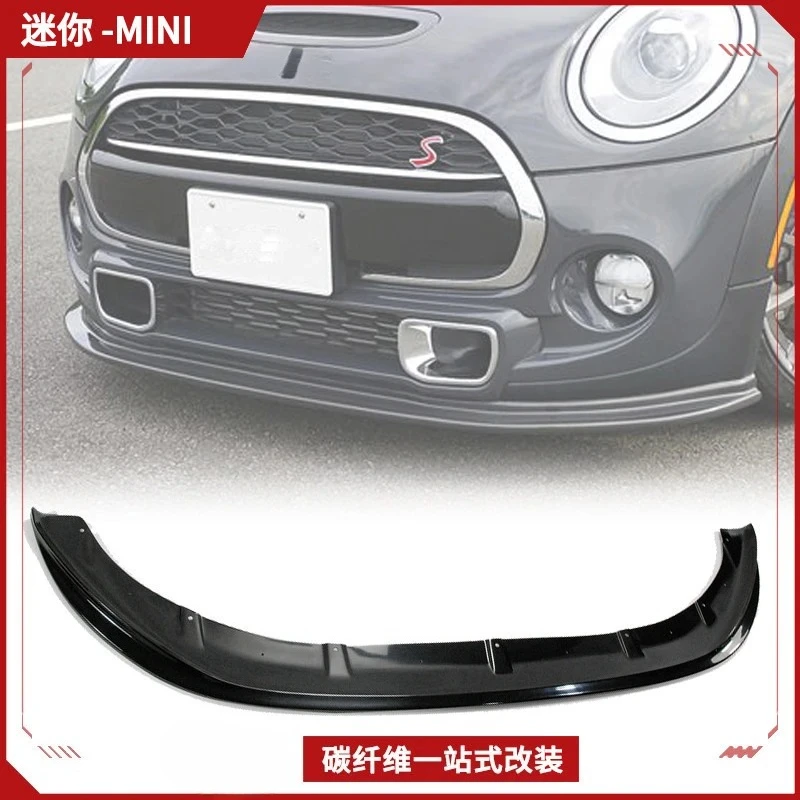 Suitable for Mini Cooper F56 Carbon Fiber Front Lip Small Surround MON Model Front Splitter Chin Modification Part