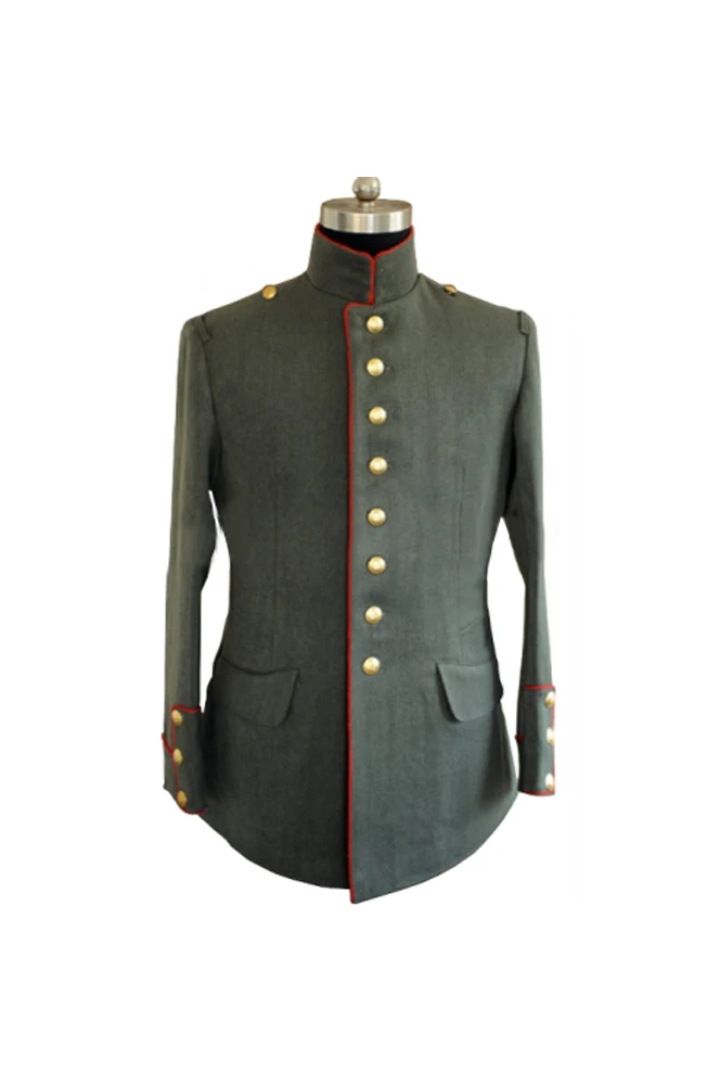 GU1W-032 wwi império alemão m1910 oficial gabardine túnica