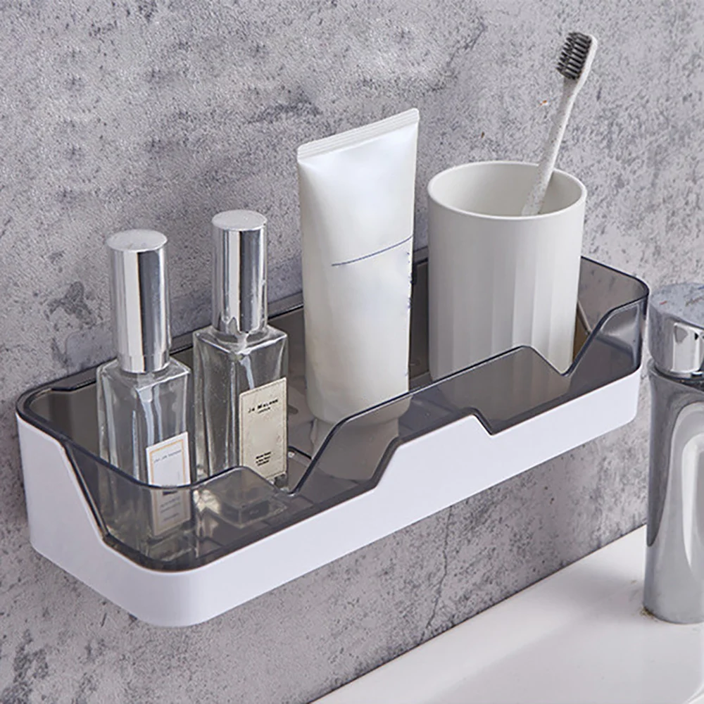 Bathroom Shower Bath Caddy Storage Rack Wall Mounted Shelf Soap Organizer