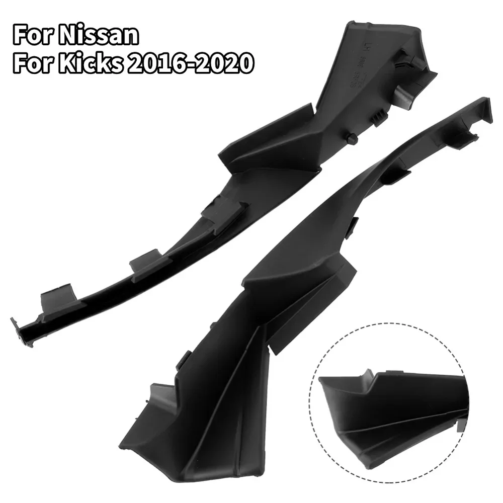 

1Pair Car Front Windshield Wiper Cowl Covers For Nissan Kicks 2016-2020 Front Pair Windshield Wiper Cowl Covers Auto Accessories