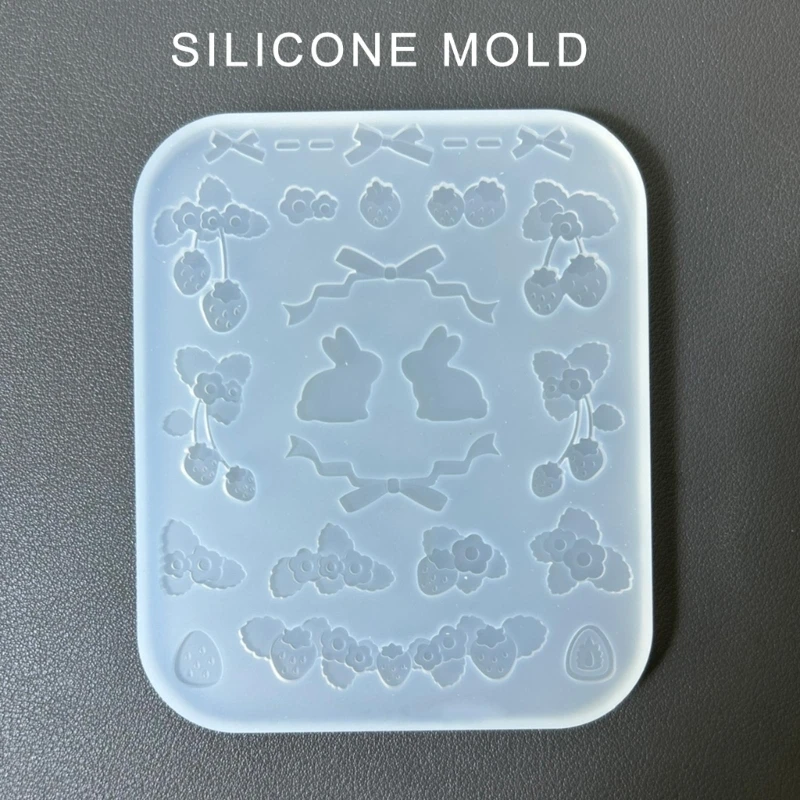 Flexible Alternative Resin Mold Practical Moulds for Creating Unique Gifts 3XUA