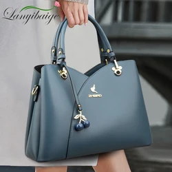 Ladies High Quality Soft Leather Tote Bag Luxury Designer Crossbody Shoulder Bags For Womens Sac A Main Shouler Handbags Bolsos