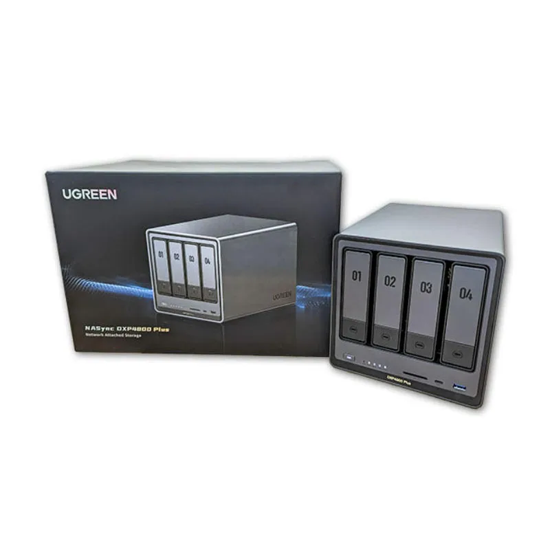 Ugreens NAS 4-Bay Desktop NASync, Support Capacity 120TB DH4300 Plus