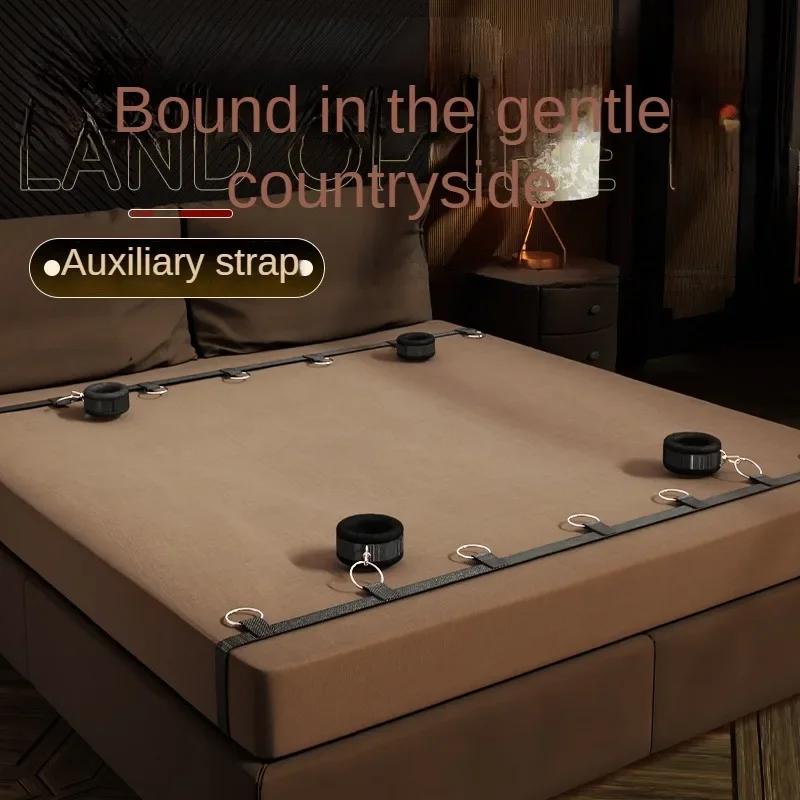 BDSM السرير ضبط النفس دعوى SM تكبيل لعبة الجنس حزام Stytem الكبار الإناث زوجين المثيرة ألعاب السرير آلة الجنس مجموعة 18 + منتجات جنسية #1